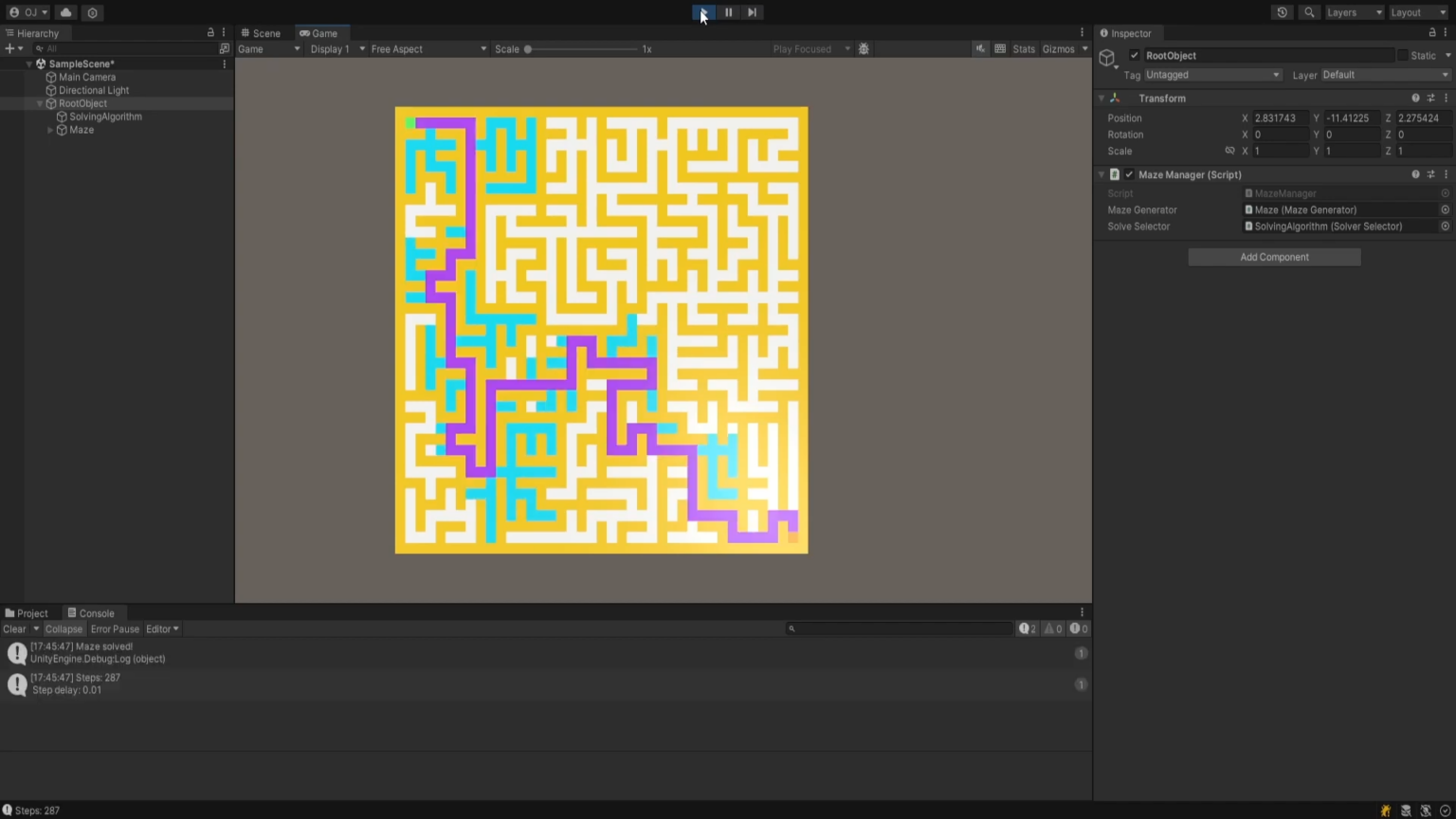 Maze Solving Algorithms